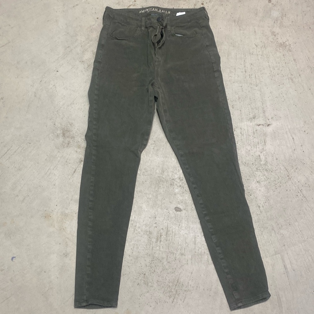 Green American eagle jeans